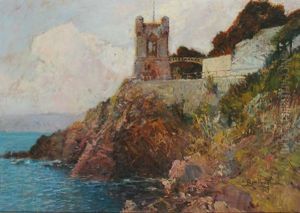 Torre Groppallo A Nervi by Cesare Bentivoglio
