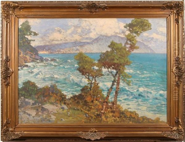 Italian Coastal Seascape, Liguria - view 1