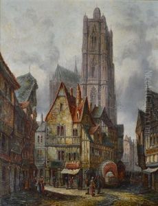 Rhodez, France by Alfred Bentley