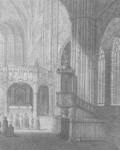 Aerschot Cathedral, Belgium by Alfred Bentley