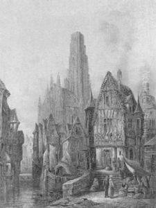 Marlway, Brittany by Alfred Bentley