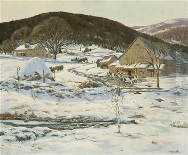 Winter's Day On The Farm - view 1