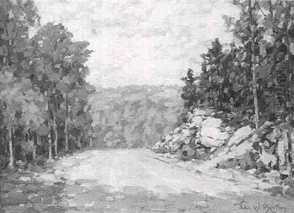 Autumn Landscape With Road - view 1