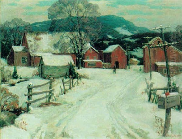 Lasher's Farm In Winter - view 1