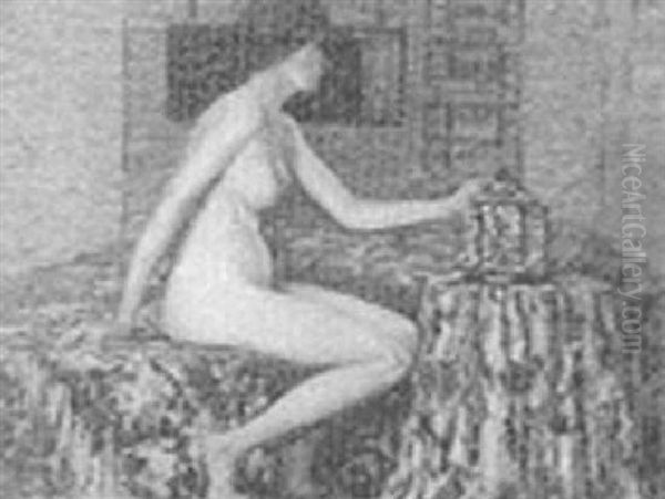 Nude By A Chinese Lantern - view 1