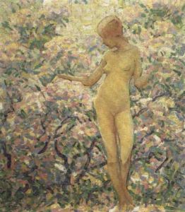 Nude In Flowering Garden Nude In Flowering Garden