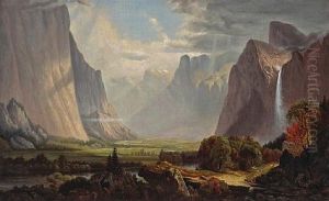 A View Of Yosemite Valley by Mary Park Benton