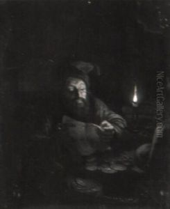 Der Geldzahler by Justus van Bentum