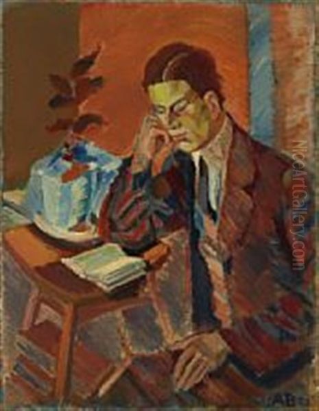 A Reading Young Man - view 1