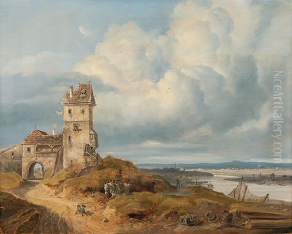Landscape With Customs Station - view 1