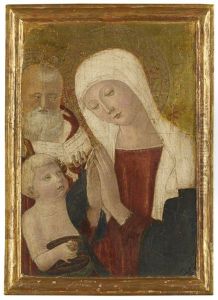 Madonna And Child With Saint Joseph Madonna And Child With Saint Joseph