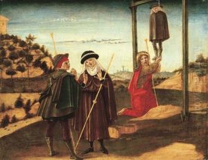 Saint James The Greater Rescuing The Pilgrim Unjustly Condemned To Death At Toulouse (panel From A Predella) Saint James The Greater Rescuing The Pilgrim Unjustly Condemned To Death At Toulouse (panel From A Predella)