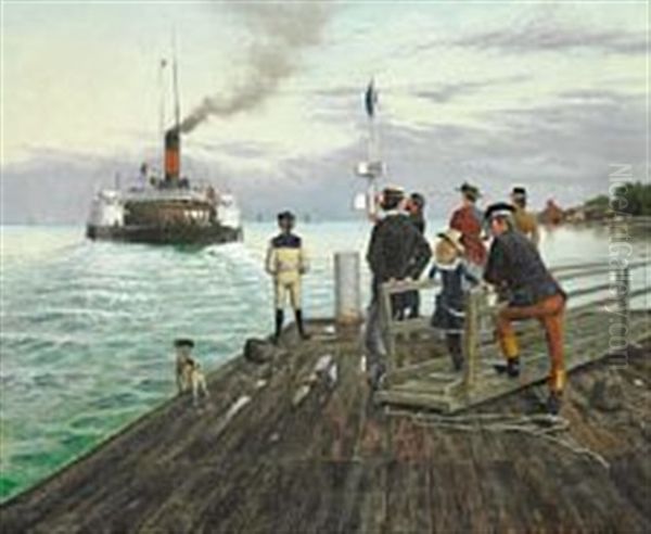 From The Steamer Wharf At Taarbaek - view 1