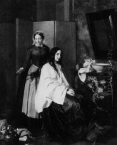 La Toilette by Jean Baptiste Antoine Emile Beranger