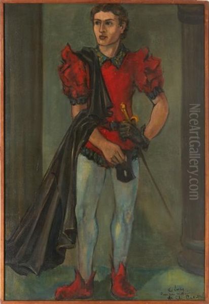 Comedien En Costume Medieval - view 1