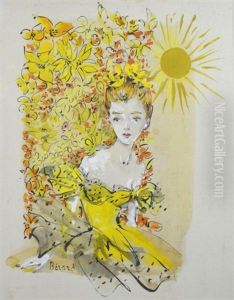 Christian Berard; "marie Earle Cosmetics" 1947 by Christian Berard