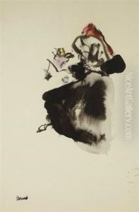 Etude Femme A L'eventail by Christian Berard
