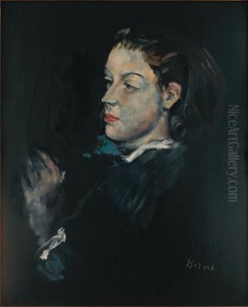 Portrait De Femme Au Corsage Bleu - view 1