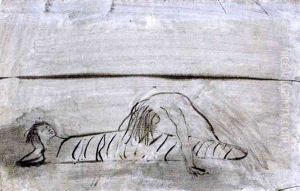 Sans Titre (pencil, Verso; Double-sided) by Christian Berard