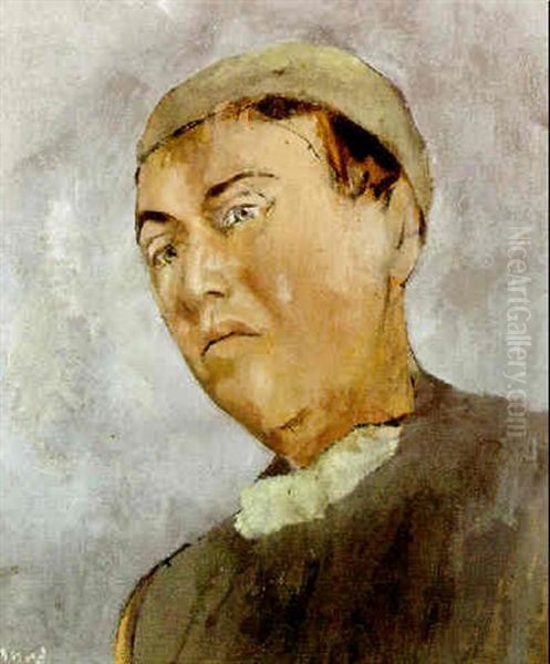 Portrait Of A Man With A Beret - view 1