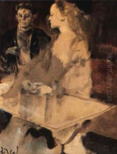 Au Salon La Conversation by Christian Berard