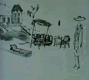 La Princesse Dolly Radziwell... & Maisons A La Pointe.. by Christian Berard