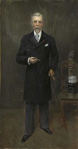 Portrait Of Sir Campbell Clarke by Jean Beraud