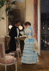 La Conversation by Jean Beraud