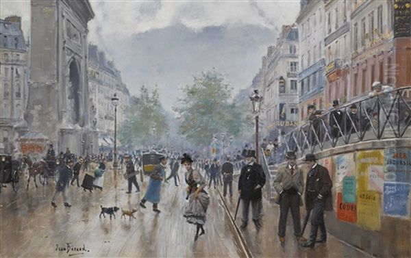 Le Boulevard Saint-denis A Paris - view 1