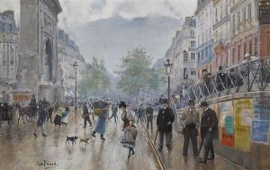Le Boulevard Saint-denis A Paris