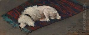 Le Caniche Blanc by Jean Beraud