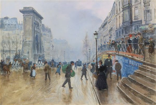 Le Boulevard Saint-denis A Paris - view 1