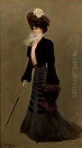 Elegante A Paris by Jean Beraud