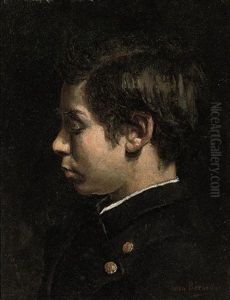 Portrait De Jeune Garcon by Jean Beraud