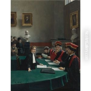 The Doctoral Jury by Jean Beraud