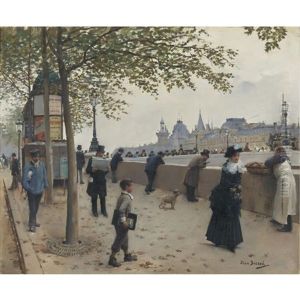 Le Pont Neuf by Jean Beraud