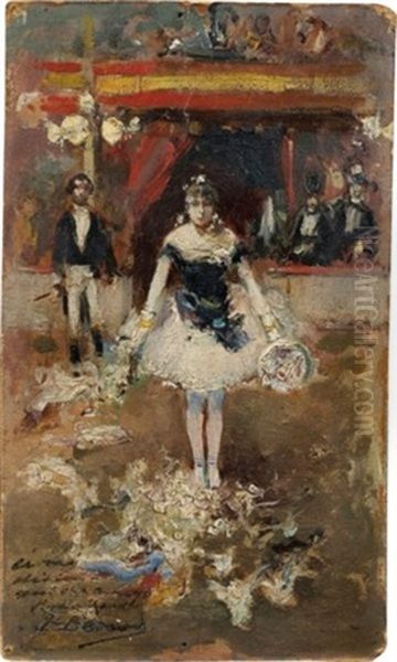 Danseuse Saluant Dans Un Cirque - view 1