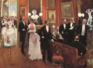 Scene De Bal by Jean Beraud