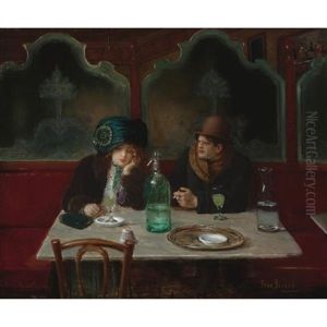 Cafe Society by Jean Beraud