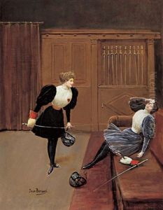 Les Escrimeuses by Jean Beraud