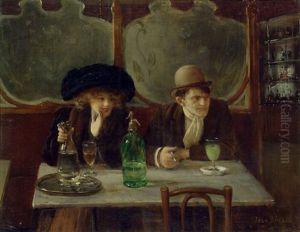 Cafe Scene by Jean Beraud