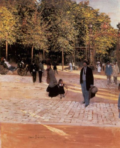 Devant Le Parc Monceau - view 1
