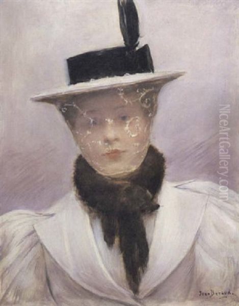 Jeune Femme A La Violette - view 1