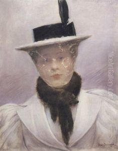 Jeune Femme A La Violette