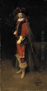 Coquelin The Younger As Sylvestre In Les Fourberies De Scapin By Moliere by Jean Beraud