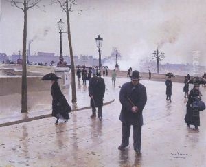 Le Pont Neuf, Paris by Jean Beraud