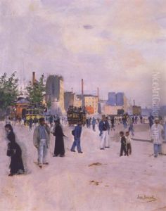 A Morning Stroll by Jean Beraud
