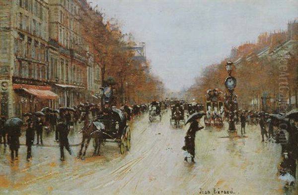Animation Sur Les Grands Boulevards A Paris - view 1