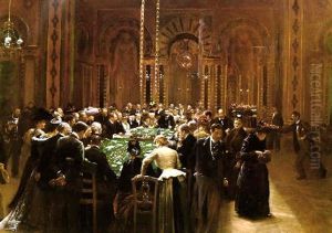 The Casino At Monte Carlo (rien Ne Va Plus !) by Jean Beraud