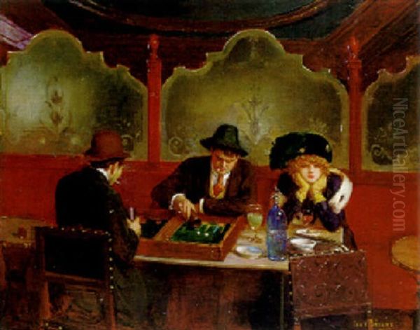 The Backgammon Players - view 1